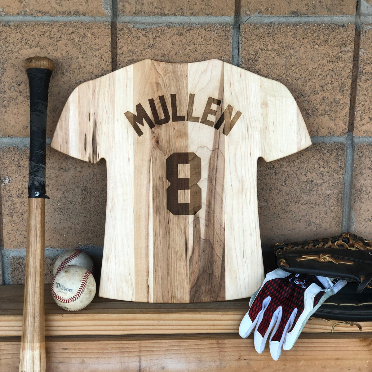 Arizona Diamondbacks Team Jersey Cutting Board | Customize With Your Name & Number | Add a Personalized Note