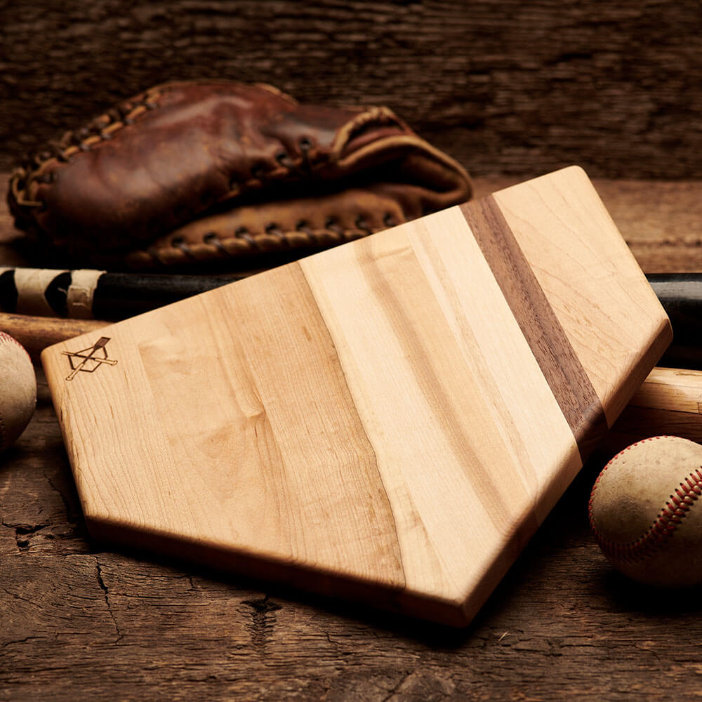 Athletics Home Plate Cutting Boards | Multiple Sizes | Multiple Designs