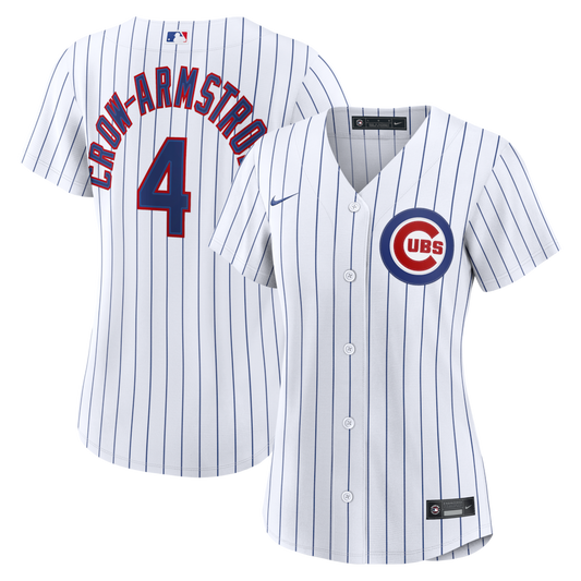 Women's Chicago Cubs Pete Crow-Armstrong Nike White Home Replica Jersey\